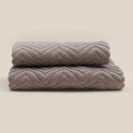 Trick Tensor SL Home: Geometry "Sabbia" 50x90 cm, 83% cotton, 17% flax, 500 g/m2