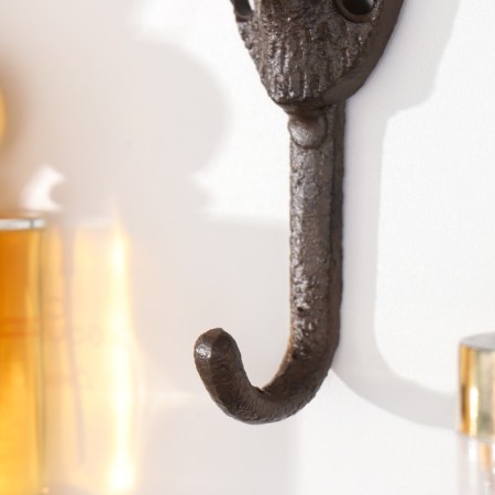 Hook decorative cast iron "cat" 14x4.5x3.6 cm-2
