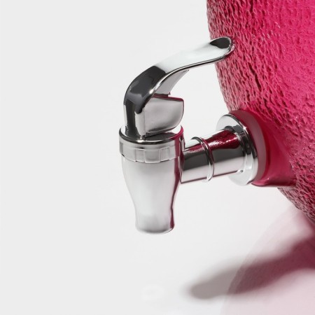 Dispenser for drinks Glass "Fresh", 4 l, 21 × 16 × 24 cm, pink color-3