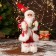 Santa Claus "in a red fur coat, cap and gifts" 30 cm