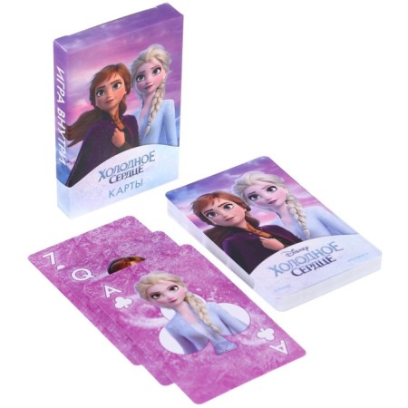Cards playing cold heart, Disney