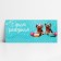 Formal money envelope "Happy Birthday", dogs, 17.5 x 8 cm