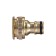 Fitting, internal thread 3/4 "–1/2", quick -seated connection, brass, Greengo