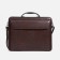Male bag, "Alex", brown color