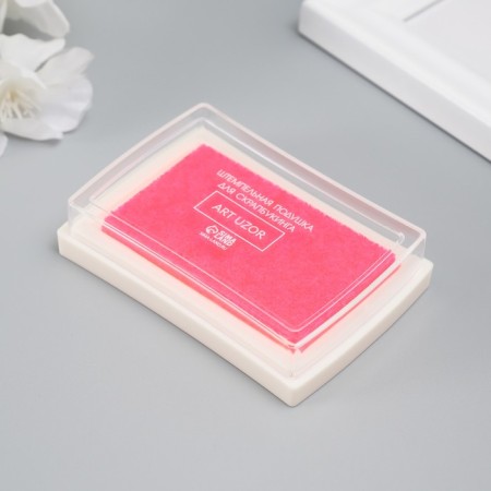 Stamping pillow "Pink" 7.7x5.2x1.8 cm-1