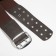 Women's belt, elastic band, XS-L, width 7.5 cm, brown color