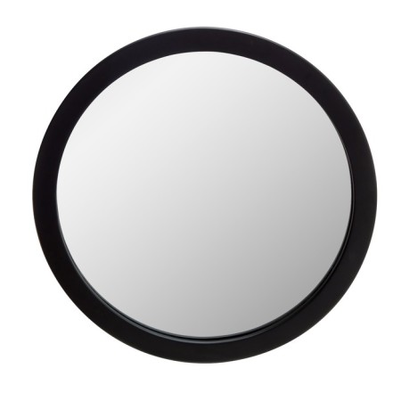 Circle mirror, wall, 50x50 cm, black baguette-1
