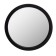 Circle mirror, wall, 50x50 cm, black baguette