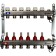 Collector Group Stout SMS-0927-000006, with consumables, valve, 6 outputs, stainless steel. steel