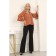 Female blouse, size 58, beige color