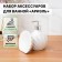 A set of accessories for the bathroom "Ariel", 2 items (480 ml dispenser, soap dish), white color