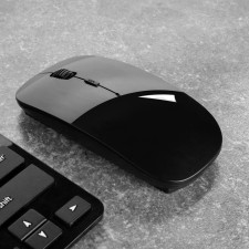 Mouse Luazon MB-1.0, wireless, optical, 1600 dpi, USB, black