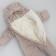 Kinderlitto Kinderlitto “Avanti-1”, height 56-62 cm, cappuccino height.
