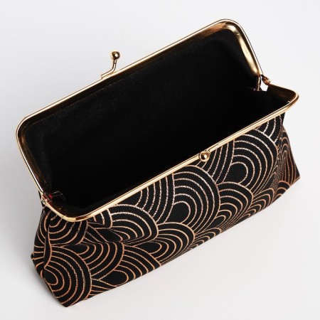 Cosmetic bag on the farmar, black color-2
