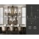 Crystal chandelier with Ambrella Light, Classic, Tr4953, 8HE14, Black Color, Gold