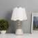 Table lamp "Edict" 1x40W E27 white/gold 27x27x45cm
