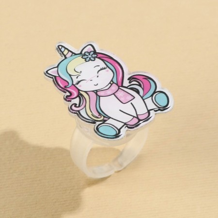 Ring with a spark "Unicorn" 3x3x3 cm-1