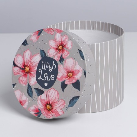 Set of boxes 5 in 1, gift packaging, “Flowers”, 13 x 13.5–19.5 x 23 cm-7