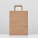 Craft bag without printing, with flat handles of 24 x 12 x 32 cm