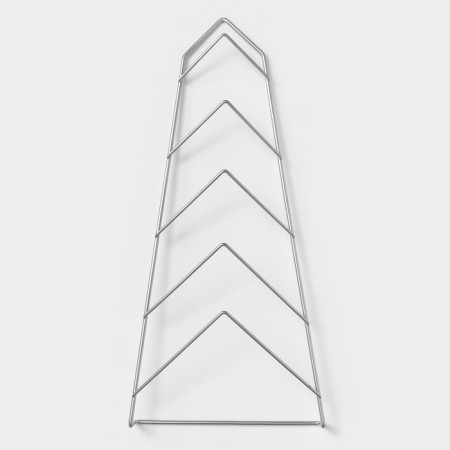 Suspension for lids for 5 items, 39 × 18 × 6 cm, color chromium-2