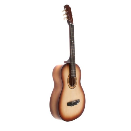 Acoustic guitar is 6 string, Menz. 650mm, strings metal, head with grooves