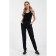 Female trousers, size 44, black color
