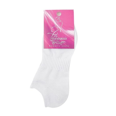 Women's socks, white color, size 23-25-3