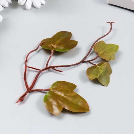 Decor for creativity "Grape leaves red-green" 16.5 cm-1