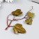 Decor for creativity "Grape leaves red-green" 16.5 cm