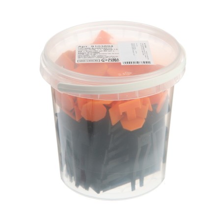 LOM tile leveling system, 1 l, clamp 1.5 mm + wedge (50 pcs./50 pcs.), Bucket-1