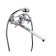 Bath mixer "RMS" SL138-140P, pour 350 mm, shower set, zinc, chromium