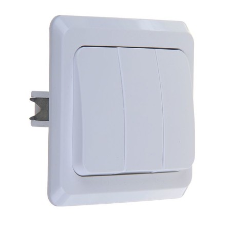 Schetode switch Sche BC10-003b, 3 keys, white
