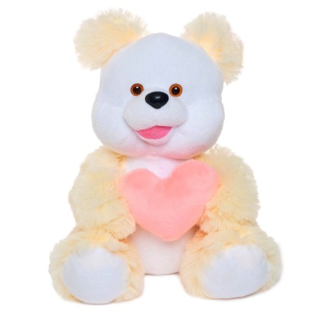 Soft toy "Bear", with a heart, mix-5