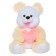 Soft toy "Bear", with a heart, mix