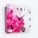 Watch wall, interior "pink orchid", 20 x 26 cm