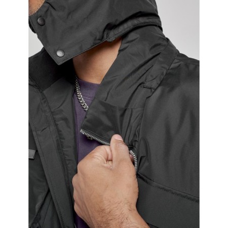 Luy jacket transformer male winter, size 50, black color-19