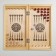 Backgammon 30 x 30 cm, cube 2 pcs
