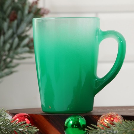 New Year! New Year's glass mug with a gradient "Snowman!", 300 ml-1