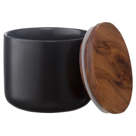 Smart Solutions storage bank, ceramic, black color, 350 ml-4