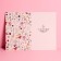 Average card "Happy Birthday", flowers, butterflies 12 × 18 cm