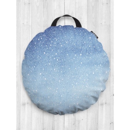 Pillow Siddle "Winter Tale", decorative, d = 52 cm
