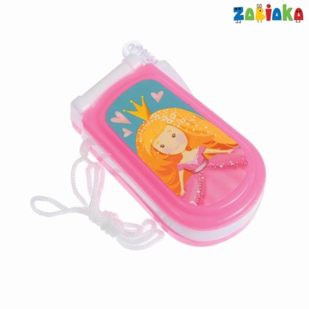 Musical telephone "Princess", Russian voice acting, lighting effects, works from batteries, mix-1