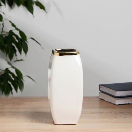 VAZA Ceramics Table "Esther" 22 cm, white-2