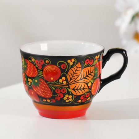 Tea couple, 250ml., Khokhloma-1