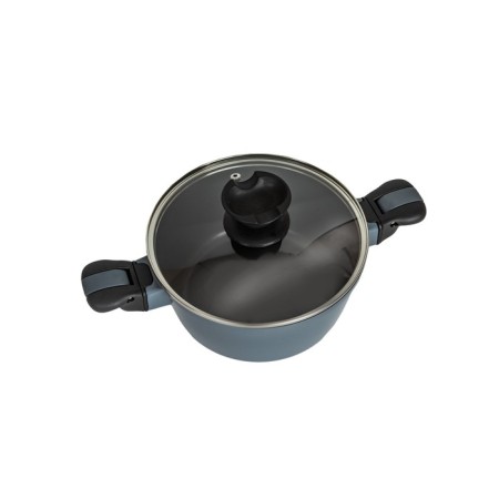 Olivetti SC624D pan, with a lid, aluminum, 4 l, black and gray color-15