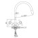 ACCOONA A4882M-1 kitchen mixer, two-wound, with flexible surge, blue