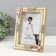 Photo frame 3082 10x15 cm "Pearls" plastic, col. gold