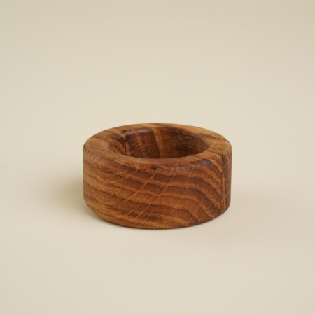 (SL Home) Ring for napkins, 4 pcs, oak, d = 4.8 cm-4