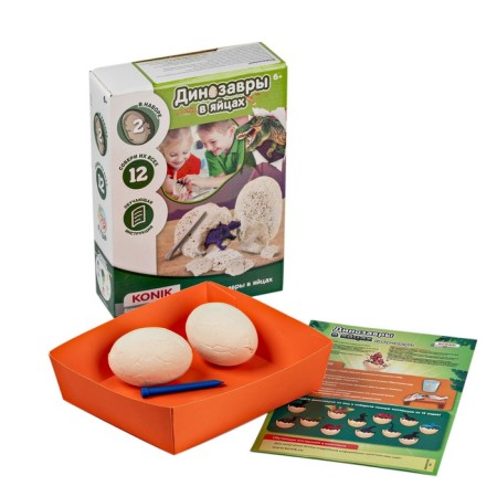 Konik Science Experiments "Dinosaurs in Eggs"-1