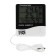 Homestar HS-0109, indoor, dimension of humidity, white thermometer, white